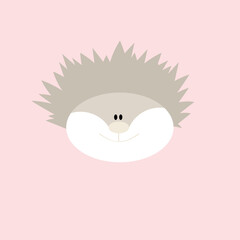 Ignaz der coole putzige Igel pastell beige