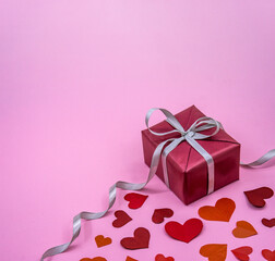 Holiday package with a heart. A handmade gift.