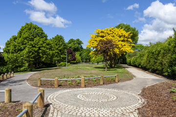 Beautiful spring park