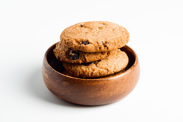 sweet oatmeal cookies and nuts