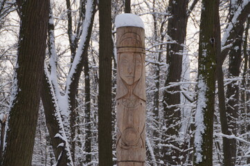 Russia, Moscow: Slavic Pagan Temple
