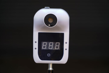 Anti-virus COVID-19 automatic infrared thermometer, according to industrial sources, used to...