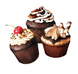 Sketch of muffins beautiful and delicious pastries picture 31