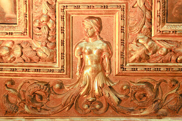Deckenschmuck im Dogenpalast, Venedig, Italien