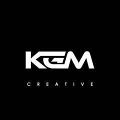 KGM Letter Initial Logo Design Template Vector Illustration	
