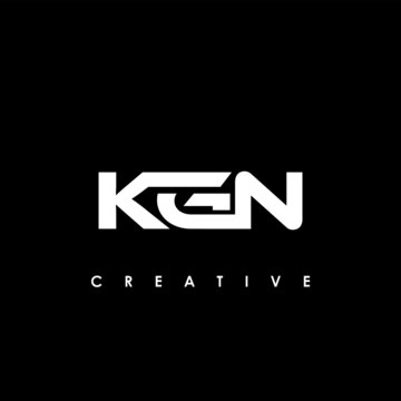 KGN Letter Initial Logo Design Template Vector Illustration	
