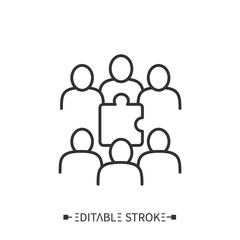 Hands-on training line icon. Practical, operating training. Workshop. Master-class. Experience getting. Educational, motivational, course or training. Isolated vector illustration. Editable stroke 