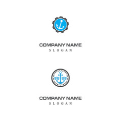  Anchor Logo Template vector symbol nature