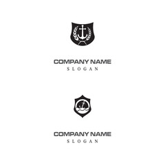  Anchor Logo Template vector symbol nature