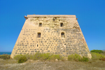 Fototapeta na wymiar Torre de San José, Tabarca, Alicante