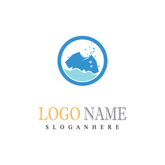 Laundry Logo Template vector symbol