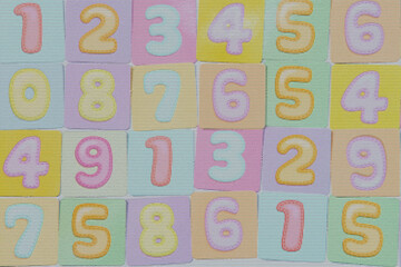 Background of numbers. Finance data concept. Matematic. Seamless pattern with numbers. financial crisis concept. Business success.