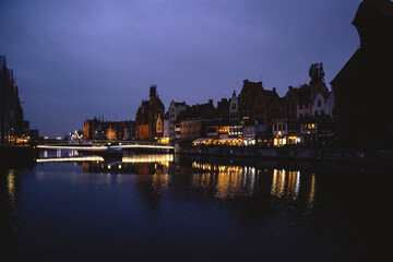 Fototapeta premium View of the Gdansk city centre