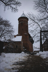 Fototapeta premium Winter in Olsztyn