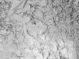 Metal surface with abstract patterns and mixed with shiny dents