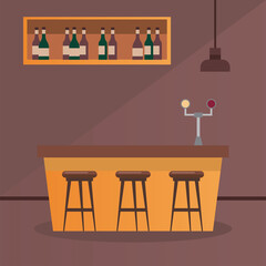 wine shop liquor bar icon