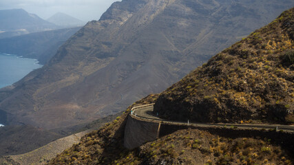 Die gefährlichste Straße Spaniens, die GC-210auf Gran Canaria