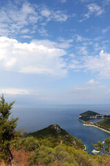 Fototapeta na wymiar Picturesque bay on island Lastovo, Croatia. Beautiful Mediterranean landscape.