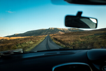 Straße Horn Head County Donegal in Irland