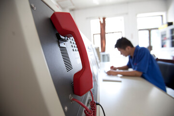 Electricity control room of hospital