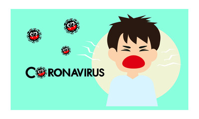 Vector of patients with Coronavirus (Covid-19) infected 