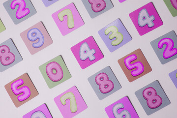 Background of numbers. Finance data concept. Matematic. Seamless pattern with numbers. financial...