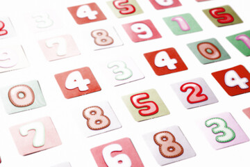 Background of numbers. Finance data concept. Matematic. Seamless pattern with numbers. financial...