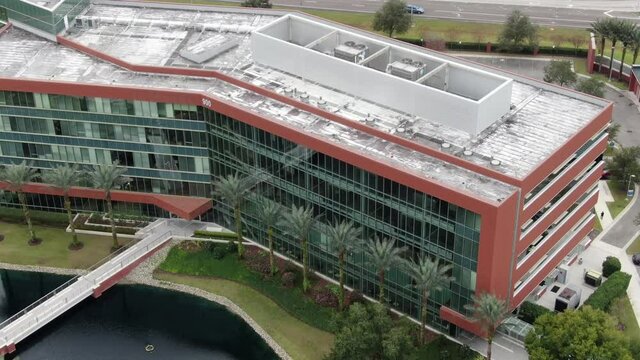 Orlando, Florida , USA - July 15, 2020 : AdventHealth Hospital near Winter Park and Downtown Orlando.