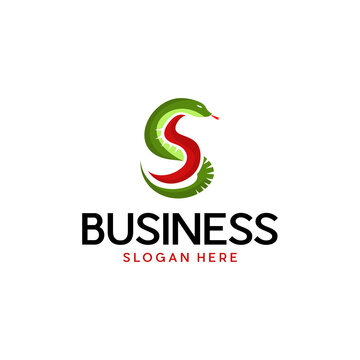 Snake Animal Reptile Creative Vector Logo, Snake Simple Vector Design, snake logo, community logo, reptile, vintage snake, snake vector, python logo