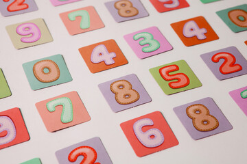 Background of numbers. Finance data concept. Matematic. Seamless pattern with numbers. financial...