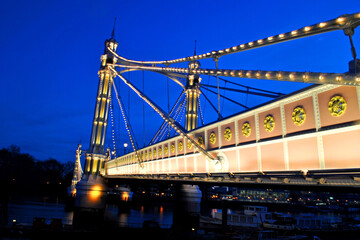 Albert Bridge River Thames London