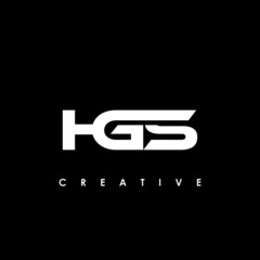 HGS Letter Initial Logo Design Template Vector Illustration	
