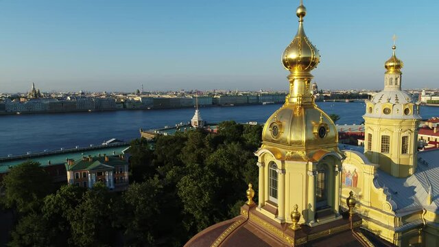 Peter And Paul Cathedral In St. Petersburg