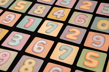 Background of numbers. Finance data concept. Matematic. Seamless pattern with numbers. financial...