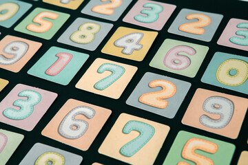 Background of numbers. Finance data concept. Matematic. Seamless pattern with numbers. financial...