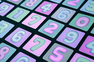Background of numbers. Finance data concept. Matematic. Seamless pattern with numbers. financial...