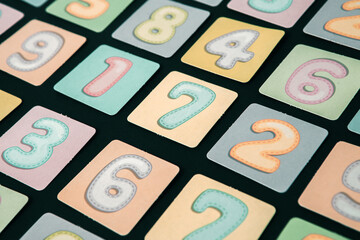 Background of numbers. Finance data concept. Matematic. Seamless pattern with numbers. financial...