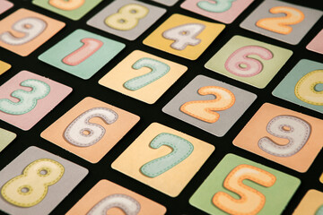 Background of numbers. Finance data concept. Matematic. Seamless pattern with numbers. financial...