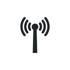 Antenna, network glyph vector icon