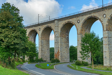 Altenbekener Viadukt (Bekeviadukt) in Altenbeken, Nodrhein-Westfalen