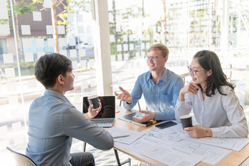 Business teamwork concept.Teamwork togetherness collaboration