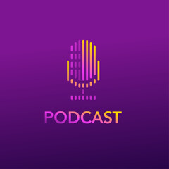 Podcast or Radio Logo design