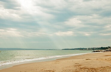Bournemouth beach, Dorset, England, in the summertime,