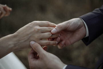 close up of hands holding each other