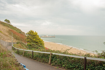 Obraz premium Bournemouth beach in the summertime
