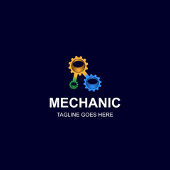Modern Simple 3d Logo Mechanics