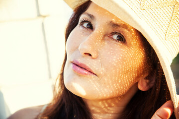 Portrait of a mature beautiful woman