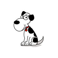 Perro en vectores