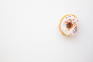 flat lay assorted donuts