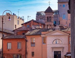 Rome. View of the old town.